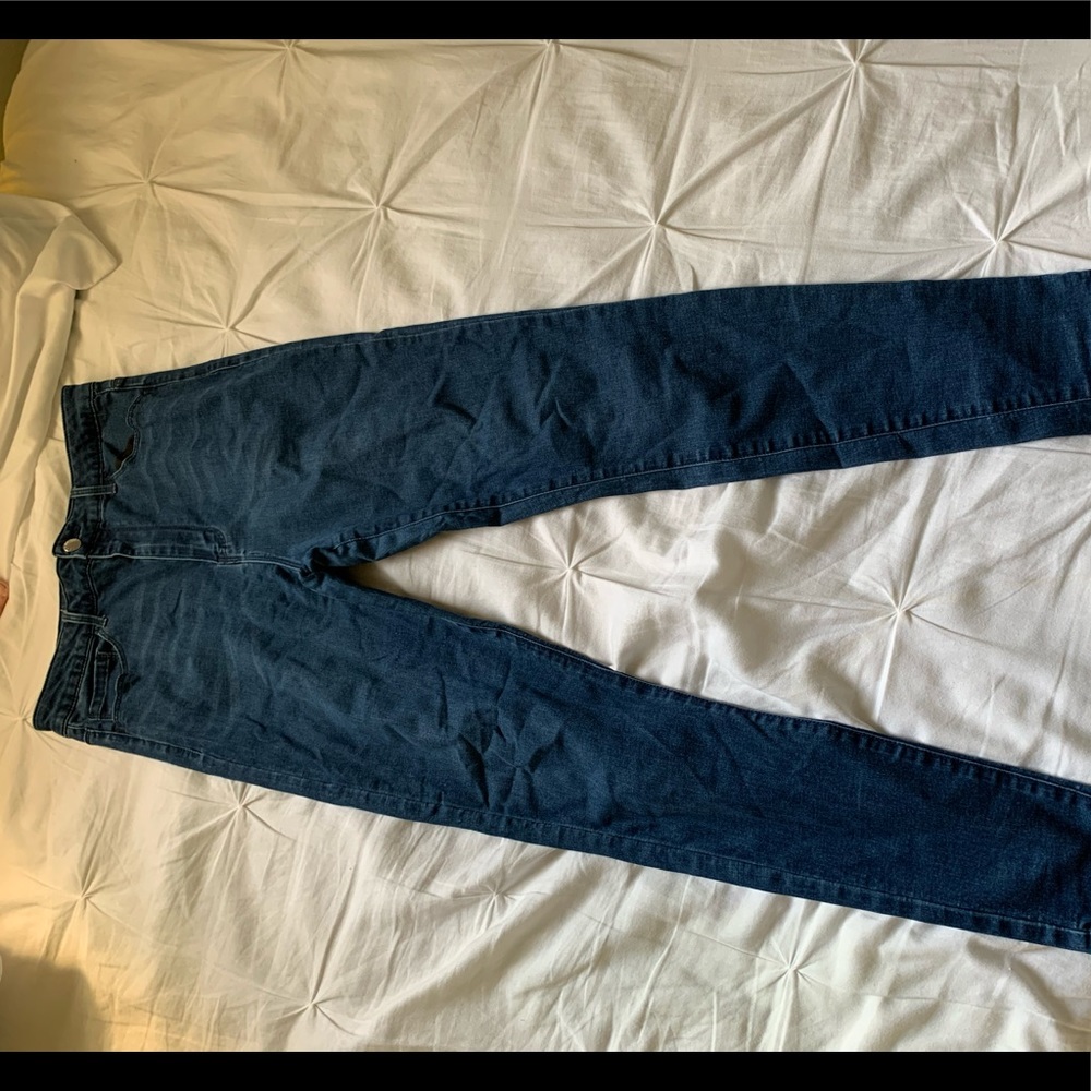 Skinny Blue Jeans